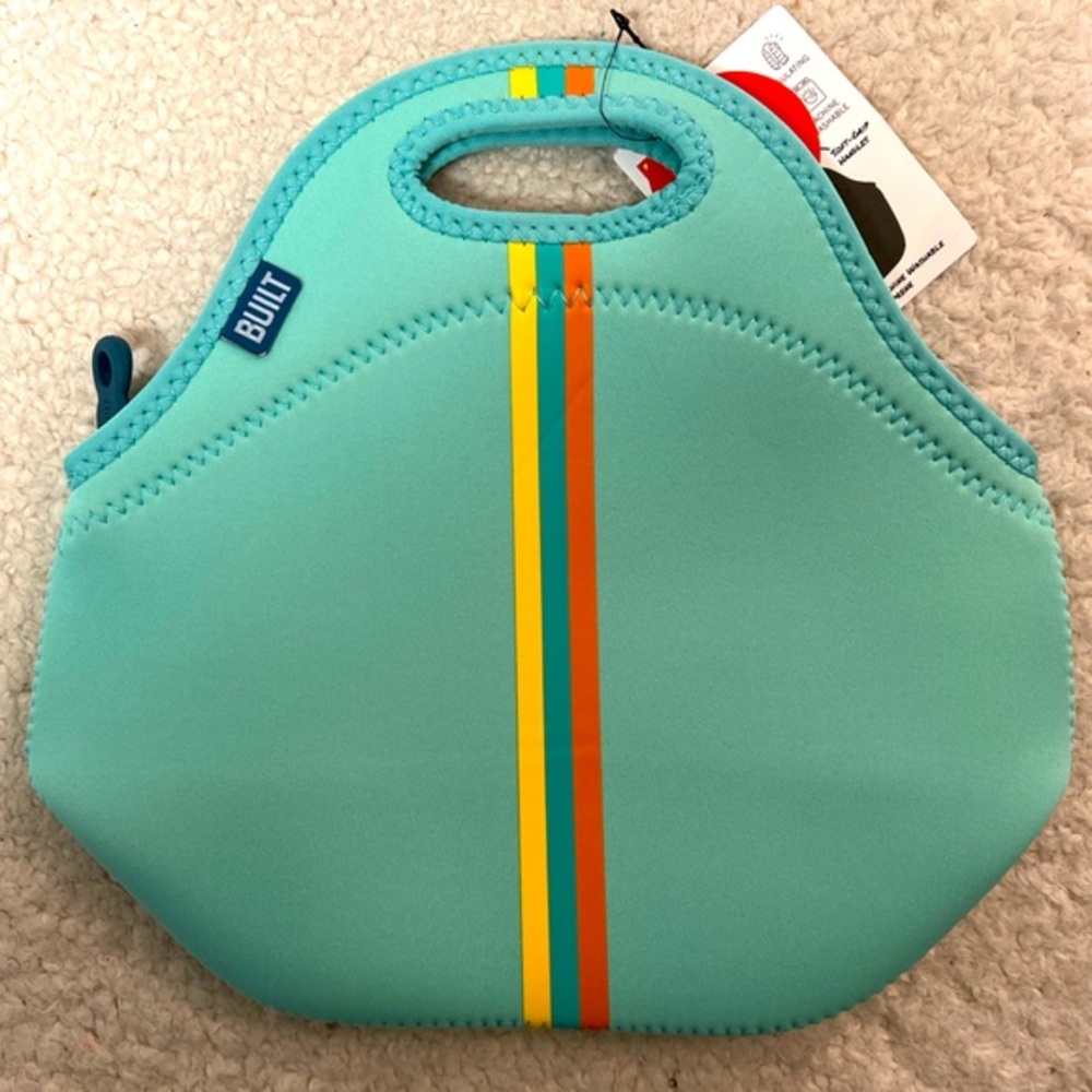 Built Insulated Neoprene Zippered Tote Lunch Storage Bag